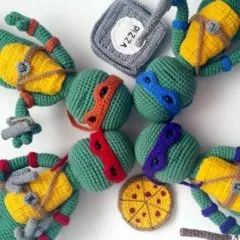 Tű ágy Amigurumi - meglehetősen bug