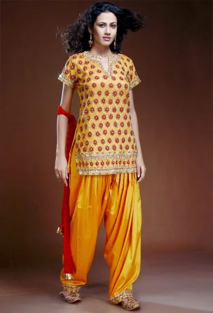 Индийски стил на мъжете и жените, бижута, модерни сватбени рокли, ризи,