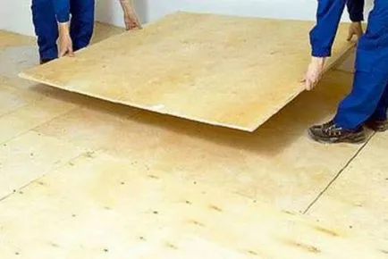 Инструкции за изравняване на пода с шперплат в апартамента, цената на