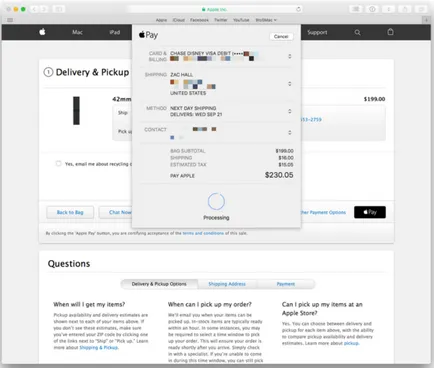 Как да плащат за онлайн покупки с помощта на ябълков заплащане
