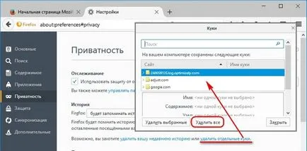 Hogyan lehet törölni a cache mozile (firefox), takarítás a kézi és automatikus üzemmódban, használata