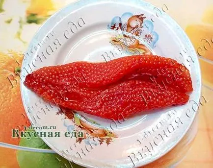 Ca caviar de somon sare la domiciliu - produse alimentare mare