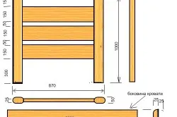 Cum sa faci un pat cu mâinile lor dintr-o diagramă copac (foto și video)