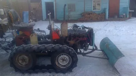 Cum se face un tractor pe șenile cu mâinile sale