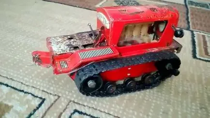 Cum se face un tractor pe șenile cu mâinile sale