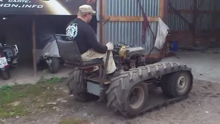 Cum se face un tractor pe șenile cu mâinile sale