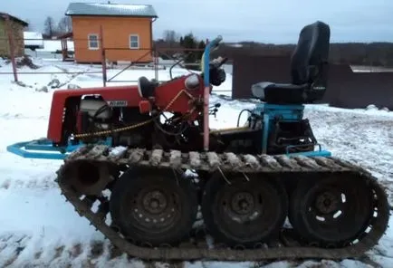 Hogyan készítsünk egy pálya-típusú traktor kezét