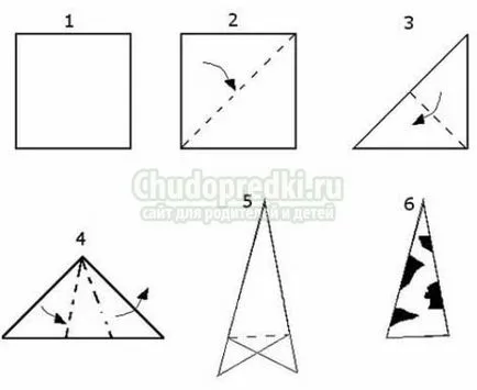 Как да си направим снежинка хартия