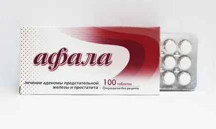 Afala prostatitis véleménye, használati utasítások, ár