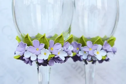8 начина да се украсяват сватбените чаши