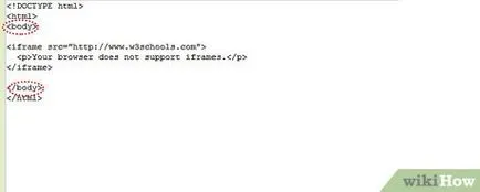 Cum de a crea iFrames în html