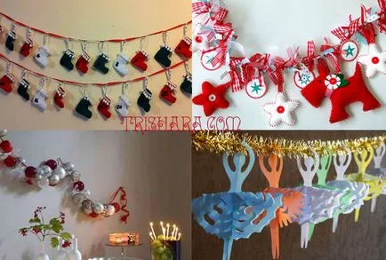 Hogyan díszíteni a házat Szilveszter (30 fotó), gondolatok a design lakások