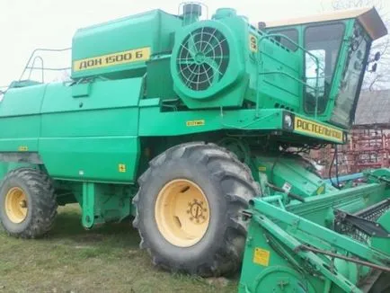 Harvester 1500 Don annak szerkezete és műszaki