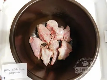 Заек яхния със зеле в multivarka рецепта със снимка