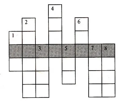 Кръстословици 3 - 4 паралелки с въпроси и отговори