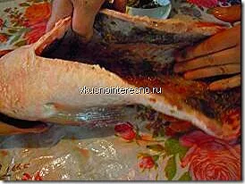 Рецепта за бял амур риба печена в снимката на фурната, вкусни себе си готвя