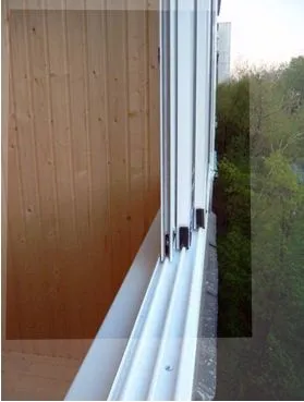 Alumínium toló erkélyek videó utasítást, fotók