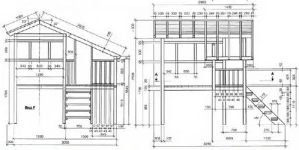 casă de păpuși cu propriile sale mâini realizate din placaj - Instrucțiuni și diagrame cu dimensiuni