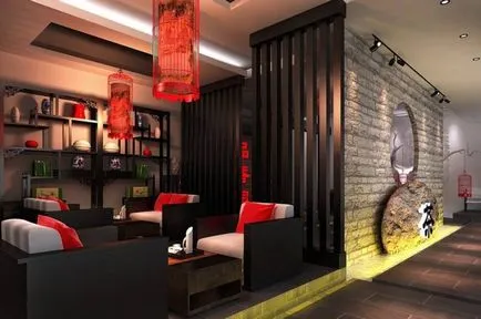 Stil chinezesc de design de bucătărie și fotografii de interior