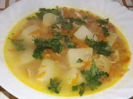 Пилешка супа с юфка, рецепта със стъпка по стъпка снимки