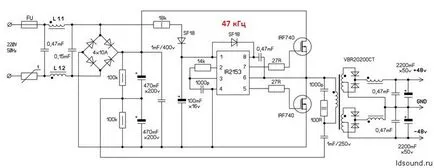 Мини усилвател за дома на TDA7294 с пулс т.к.