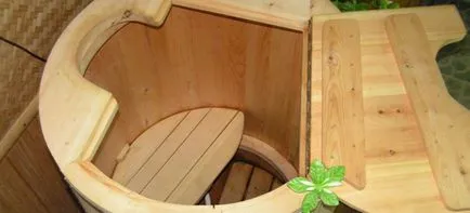 Mini-sauna Cedar butoi - folosesc butoaie de cedru pentru sănătate