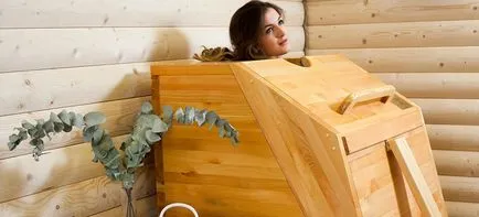 Mini-sauna Cedar butoi - folosesc butoaie de cedru pentru sănătate