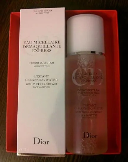 Micellar вода отстраняване на грим лилия извлече чист Dior Eau micellaire demaquillante