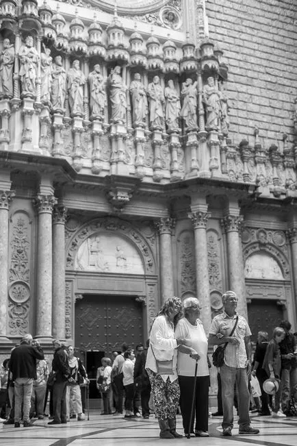 Montserrat - Mountain (kolostor) Spanyolország Barcelona közelében