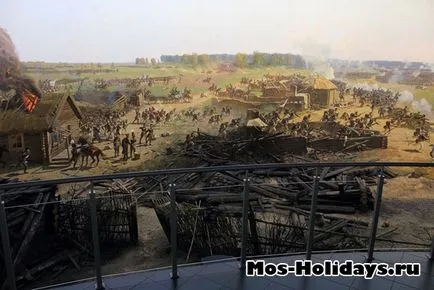 Museum Battle BORODINO panorámafotó jelentés felülvizsgálatát a látogatás