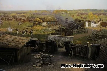 Museum Battle BORODINO panorámafotó jelentés felülvizsgálatát a látogatás