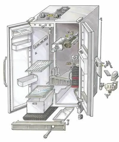 Avarii frigidere știu îngheț, fără îngheț