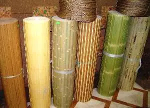 Bamboo тапет в интериора на кухнята - лукс не е достъпна за всички (15 снимки)