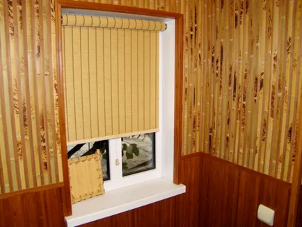 Bamboo тапет в интериора на кухнята - лукс не е достъпна за всички (15 снимки)