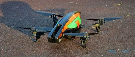 Felülvizsgálata és vizsgálati quadrocopter papagáj ar