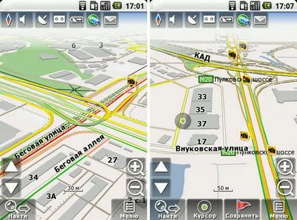 Felül kell vizsgálni a munkát a kommunikáló android Navitel Navigator