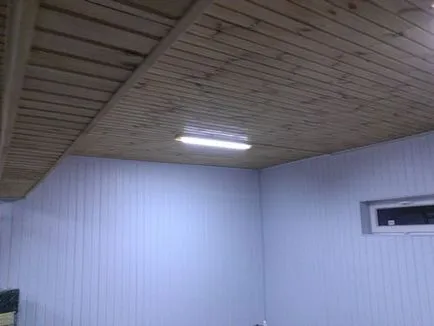 Tetőkárpit a garázsban, mint a hem - fotó, videó
