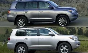 Различията Land Cruiser 200 и Lexus LX 570 автомобила в сравнение новини Коми Коми коли портал