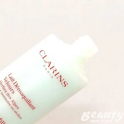 Vélemények a tej eltávolítani make-up Clarinsés tisztító tej alpesi gyógynövények