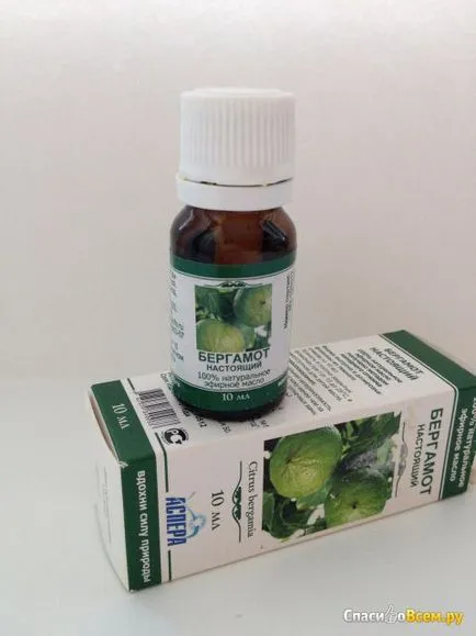 Recenzii de ulei esential - Bergamot reale - Aspera 100% naturale (false sfaturi privind alegerea