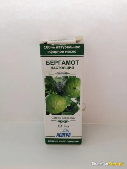 Recenzii de ulei esential - Bergamot reale - Aspera 100% naturale (false sfaturi privind alegerea