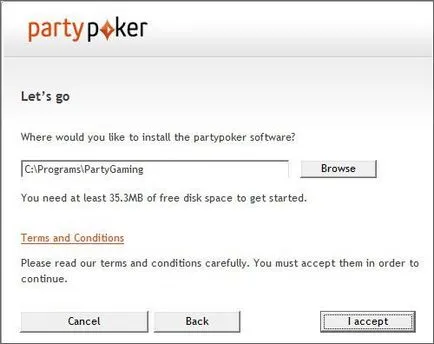 PartyPoker - регистрация инструкция