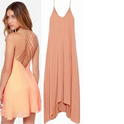 Rochie Peach - sensibilitate incredibilă