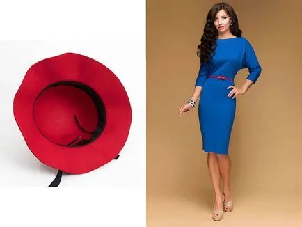 Pick up accesorii pentru rochie albastră