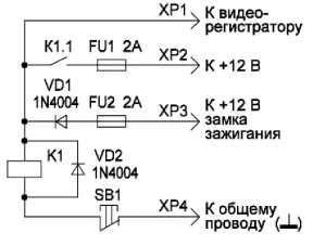 Свържете DVR да bortseti на колата