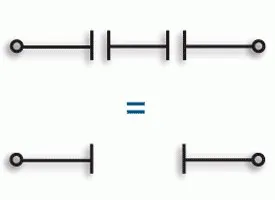 Връзката на серия от кондензатори като капацитет за избор на вариант