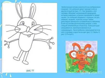 Előadás a diagnózis és értelmezése gyermekek rajzai a teszt - nem létező állat