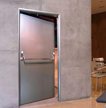 Tűzvédelmi ajtók vannak telepítve, ahol szabványok GOST követelmények tűzvédelmi ajtók
