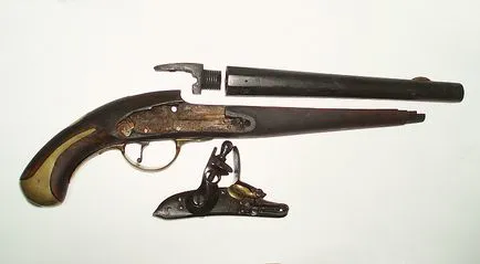 sticlos română pistol eșantion 1809 și variantele sale