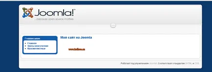 Creați secțiuni și categorii de meniu din joomla